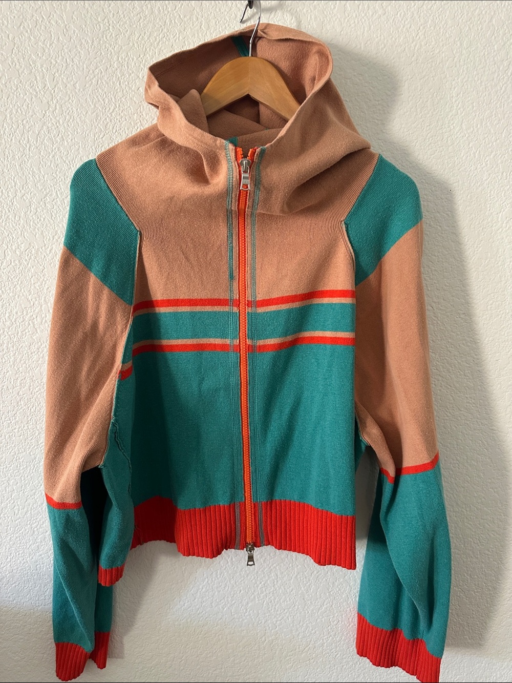 FREE PEOPLE Stripes for Days Zip Up